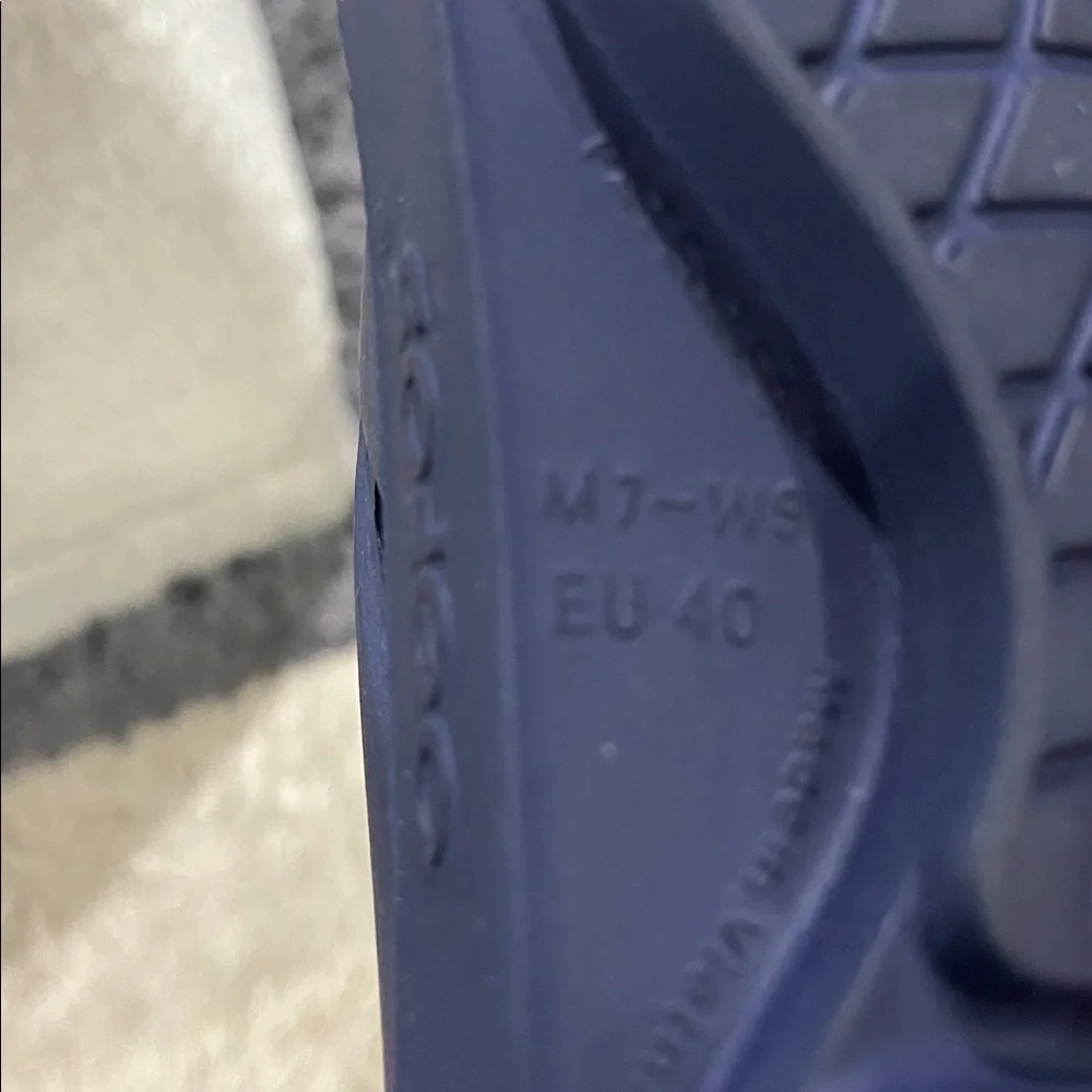 OOFOS Dark Blue Comfort Sandals - Picture 4 of 4